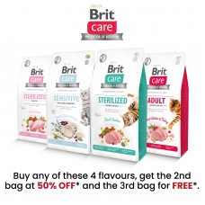 Brit Care Grain-Free Dry Food 7kg (3 - Bag Promo), Promo of 3 Bags, cat Brit Care Grain-Free, Brit Care, cat Brit Care, catsmart, Brit Care, Brit Care Grain-Free